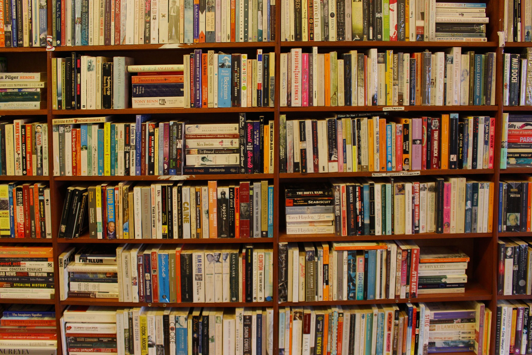 Books in a Bookshelf